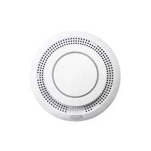 Hot Tuya APP Wifi Detector de humo inalámbrico Alarma inteligente Sensor de incendio para la seguridad del hogar PST-YG400A