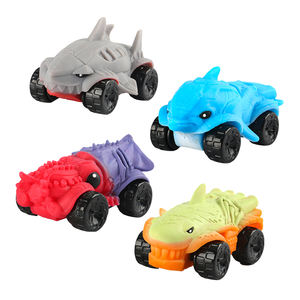 Nieuw Ontwerp 2025 Oem Cool Stretch Speelgoed Haai & Dolfijn Auto Knuffel Dier Speelgoed Magisch Zand Stress Verlichting Fidget Speelgoed Voor Kinderen - Product Image 1