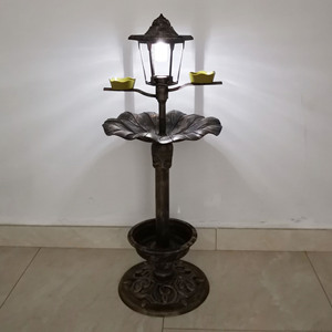 <span class=keywords><strong>Baignoire</strong></span> solaire multifonctionnelle étanche pour l'extérieur <span class=keywords><strong>Baignoire</strong></span> en métal pour <span class=keywords><strong>oiseaux</strong></span> avec lumières pour jardin, parc ou maison d'hôtes - Product Image 5