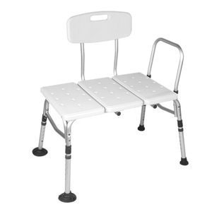Chaise de douche longue en alliage d'aluminium, hauteur réglable, accoudoirs antidérapants pour personnes âgées et femmes enceintes, utilisation dans la baignoire - Product Image 5