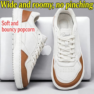 Chaussures de course sportives respirantes pour hommes - Baskets de marche légères et tendance avec amorti, antidérapantes, tige en PU et semelle extérieure en caoutchouc - Product Image 5