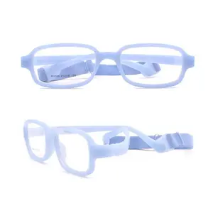 One piece design strap kids eyeglasses baby TR90 eyewear frame wholesale