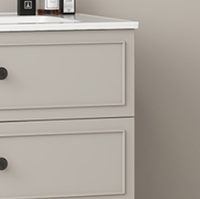 Meilleures ventes de haute qualité avec vanité en céramique blanche Armoires de salle de bain de style moderne à vendre Éclairage de vanité de salle de bain