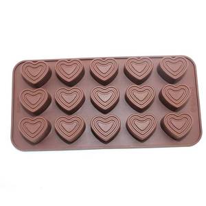 Heart-Shaped Silicone Chocolate <b>Mold</b> Valentine's Day Non-Stick Flexible for <b>Cake</b> Sustainable Kitchen Baking Tool - Product Image 2