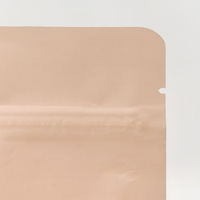 Kantong Zipper Kertas Kraft Cetak Gravure Kustom, Food Grade, Warna Sesuai Pesanan untuk Keripik Kentang, Camilan, Kacang, Makanan Hewan Peliharaan, Teh, Kopi