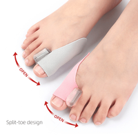Attelle Correctrice d'Hallux Valgus Réglable, Séparateur d'Orteils, Protecteur en Gel, Soulagement de la Douleur, Utilisation Jour et Nuit