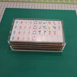 American Mahjong <b>Set</b> 166pcs 30mm 4 Layer <b>Melamine</b> Reusable Portable Indoor Use Stock Custom Mahjong Tiles Home Travel - Product Image 2