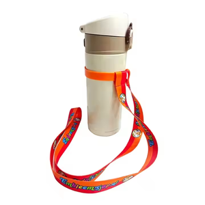 Custom Logo Water Drink Cup Holder Lanyard for Cups Beer Bottle Holder Strap Lanyard