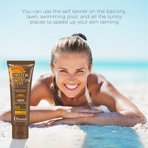 Dissar Soins Du Corps SPF 15 Auto Carotte Biologique Plage Bronzage sans soleil Lotion Pour Le Bronze et Peau Dorée - Product Image 4