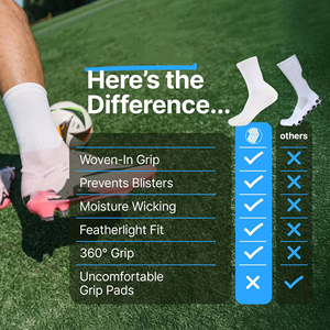 High Quality Custom Logo Durable Moisture Wicking <b>Grip</b> Yarn Soccer <b>Socks</b> Men's Breathable Premium Football <b>Socks</b> Wholesale - Product Image 6