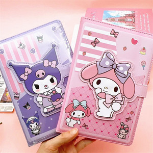 Quaderno con Copertina Rigida in Stile Giapponese, Simpatico Design Kuromi con Orecchie Grandi, Formato 32K A5, Diario con Pagine Interne Colorate, Regalo - Product Image 2