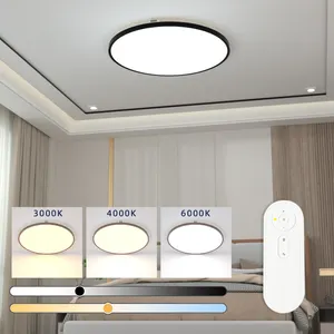Modern ultra-ince yatak odası oturma odası lamba ev tavan ışık led yuvarlak şekil modern tavan ışık gömme tavan ışık