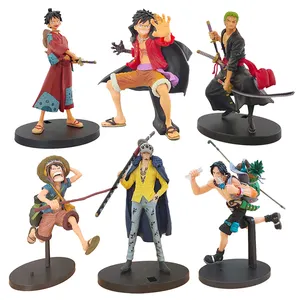 Grosir koleksi anime karakter aksi Zoro karakter model PVC satu buah 15 model dengan kotak