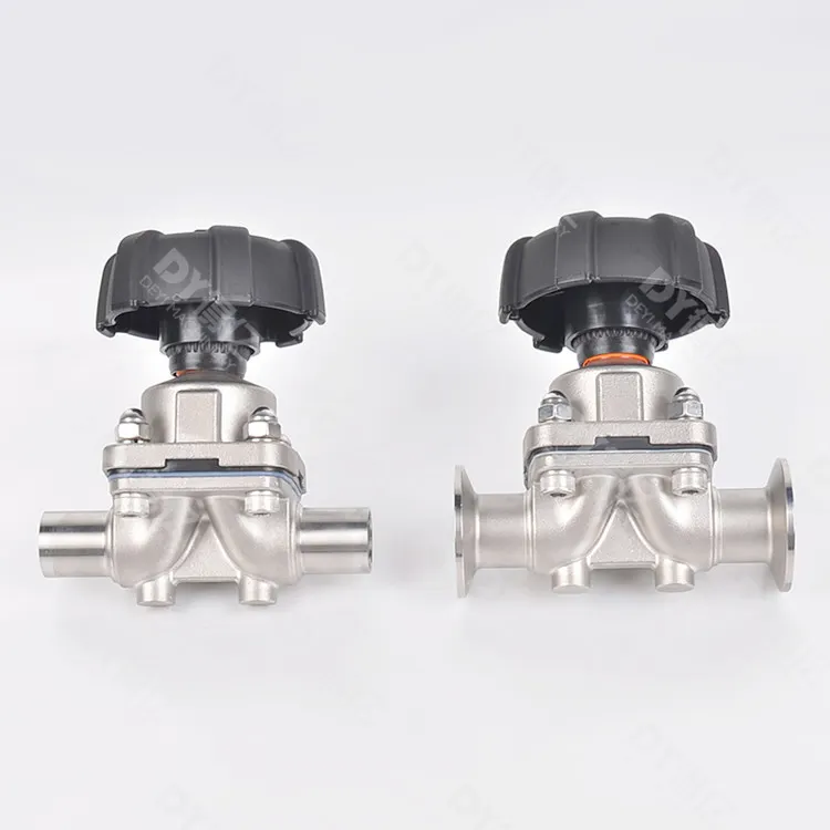 Stainless Steel Hygienic Ss316L Two-Pass Diaphragm Valve