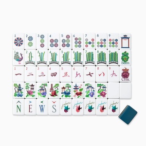 2026 Classique Personnalisé Style Moderne 160 Pièces Tuiles de Mahjong Américaines Nacrées Luxe 4 Couches Artwork de Mahjong Américain - Product Image 5