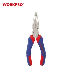 WORKPRO 6 "Bent Nariz Alicates Mandíbulas de Aperto Força Extra Heavy Duty Side Alicates De Corte para fios e cabos