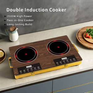 Cocina de Inducción <span class=keywords><strong>Infrarroja</strong></span> de 3500W, Nueva <span class=keywords><strong>Estufa</strong></span> Eléctrica de Cerámica de Doble Quemador para el Hogar, Placa de Inducción Doble Multifuncional - Product Image 1