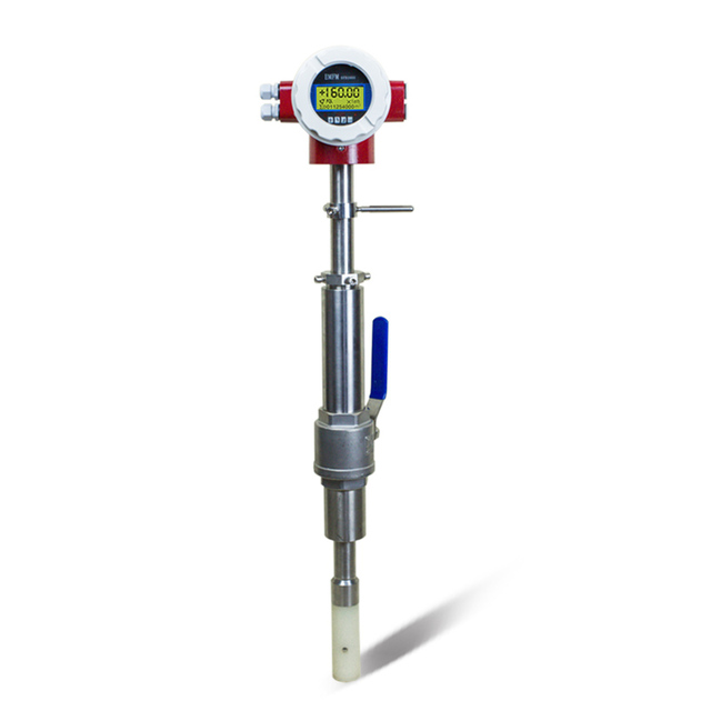 Insertion Magnetic Electromagnetic Stainless Steel Liquid Flow Meter OEM Manufacturer with 1.0% Accuracy and 4-20mA Output