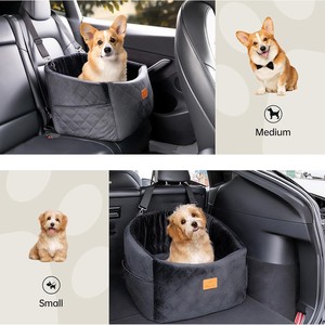 Siège de sécurité pour chien en éponge amovible et lavable, lit pour animaux de compagnie de taille moyenne, siège <span class=keywords><strong>rehausseur</strong></span> de voyage pour la sécurité - Product Image 6