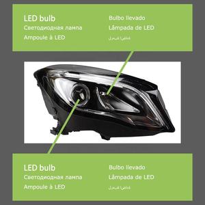 Faros Delanteros LED de 12V con Lente de Proyector para Mercedes-Benz Clase GLA (X156) GLA180/GLA200/GLA250 - Product Image 2