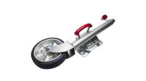 Nouvelle <span class=keywords><strong>roue</strong></span> de <span class=keywords><strong>jockey</strong></span> pivotante de style australien 8/9'' avec pneu en caoutchouc massif, capacité 800 kg, élévation 254 mm, pièces de remplacement/<span class=keywords><strong>réparation</strong></span> pour remorque - Product Image 2