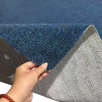 En stock, vente en gros usine, vente au détail, tapis en velours bleu et noir à motif circulaire, pour la maison, les escaliers, grande surface, résistant à l'usure