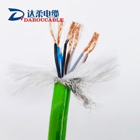Cable Flexible Híbrido de Cobre Trenzado CAT6 de 8 Núcleos Personalizable para Transmisión de Señal y Energía de Alto Voltaje IP68
