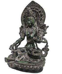 Handcrafted Brass <b>Statue</b> Tara Nepal <b>Religious</b> Sculpture in Buddhism Art & Collectibles India Metal Craft Product - Product Image 5
