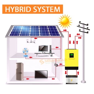 Tinh Khiết Sine Wave 3 Pha 120A On Grid Song Song MPPT Solar Charger 5000W 230VAC 48VDC Lai Biến Tần Năng Lượng Mặt Trời - Product Image 3