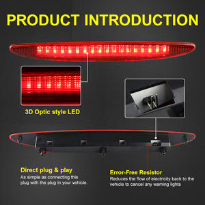 Luz LED de freno de montaje alto, para <span class=keywords><strong>Mini</strong></span> <span class=keywords><strong>Cooper</strong></span> <span class=keywords><strong>R50</strong></span> R53, parada trasera de humo rojo, tercera, para 2002, 2003, 2004, 2005, <span class=keywords><strong>2006</strong></span> - Product Image 4