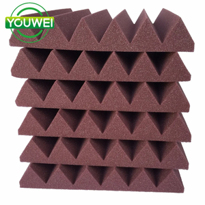 Trung quốc 12-Pack 12x12x2 đen <span class=keywords><strong>PU</strong></span> trang trí bọt biển hiện đại Studio kim tự tháp tấm âm thanh tấm cách âm vật liệu - Product Image 5