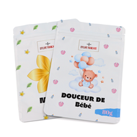 Emballage zip-lock refermable anti-odeurs 3.5 sacs en Mylar pochette debout imprimée personnalisée sacs d'emballage en Mylar à l'épreuve des enfants