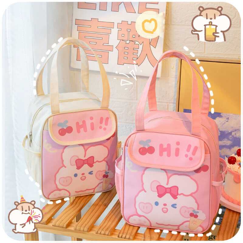 Сумка для ланча, милая термальная Портативная сумка большой емкости для ланча