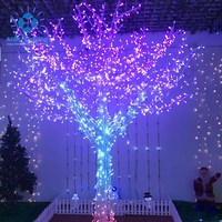Anpu Beleuchtung Warmweiße LED-Baummotivleuchte IP65 Wasserdicht CRI90 Außen- und Festdekoration für Weihnachten & Halloween
