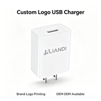 Cargador de Pared USB con Certificación ETL FCC, 5V 1A 5W, Resistente al Fuego, con Doble Protección para Teléfono Móvil, Reloj Inteligente y Cámara