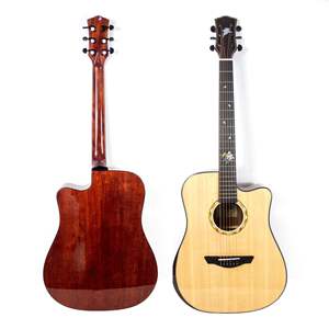 41 pollici nuova scheda singola <span class=keywords><strong>chitarra</strong></span> acustica brillante faccia di abete rosso folk <span class=keywords><strong>chitarra</strong></span> acustica all'ingrosso 36 pollici chitarre per gli studenti - Product Image 1