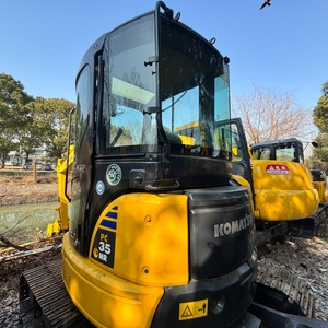 รถขุดไฮดรอลิกแบบตีนตะขาบ Komatsu PC35 มือสอง สภาพดี นำเข้า น้ำหนัก 3 ตัน พร้อมใช้งาน รับประกันสองปี - Product Image 1