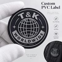 Badge en PVC souple personnalisé OEM ODM, qualité supérieure, durable, respectueux de l'environnement, pour casquettes, vestes, badge en PVC souple personnalisé