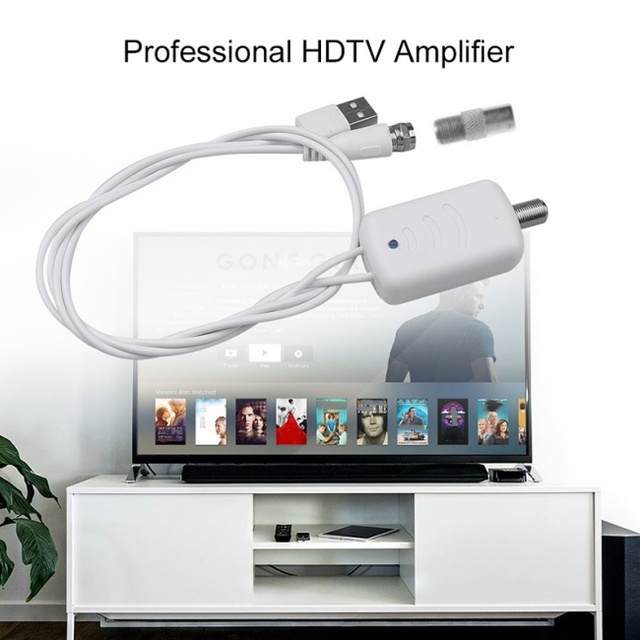 SIGNALWELL Professional HDTV Amplifier 4K Antenna Amplifier Ow Noise Signal Booster TV Antenna Digital Antenna Signal Amplifier