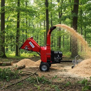 Kndmax 15HP Gasoline <b>Wood</b> Branch <b>Crusher</b> Chipper Shredder Machine With Smooth Hydraulic System 1 Year Warranty <b>Wood</b> Chipper Self - Product Image 4