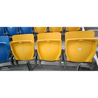 Chaises de stade de football, sièges de stade, coussins, sièges pliables en plastique