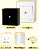 Printer saku Printer kecil Thermal portabel, mesin cetak foto Mini, Printer catatan lengket untuk catatan/hadiah/jurnal/perencanaan