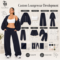 Ensemble de survêtement décontracté pour femme grande taille OEM/ODM : sweat à capuche oversize respirant, débardeur court et pantalon de jogging large – Style streetwear