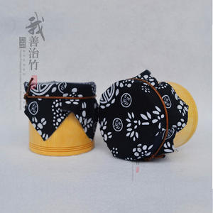 Tube à thé en bambou écologique personnalisé avec motif floral/design traditionnel, petit emballage artisanal pour le stockage du thé - Product Image 3