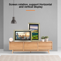 Iklan layar LCD besar, bingkai foto Digital TV layar LCD 18.5 "19" Loop Video 10 inci dengan Remote kontrol