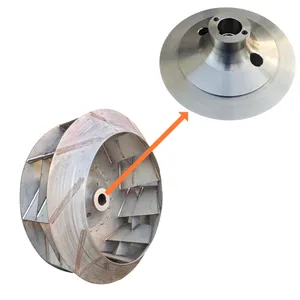 Manga do eixo especial para o impulsor do ventilador, manga do eixo de aço inoxidável, disco do eixo do aço inoxidável fundido e forjado, disco do eixo do ventilador