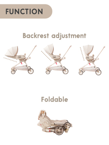 Poussettes légères pour bébé, pliage à une main en une seule étape, se pose debout une fois plié - Product Image 5