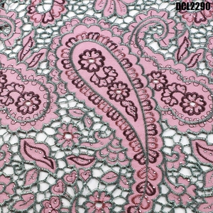 Supoo Tissu en Dentelle 2024 de Haute Qualité Africaine Guipure Cordon de Dentelle Soluble à l'Eau Sénégal pour la Couture de Robes de Soirée pour Femmes - Product Image 4