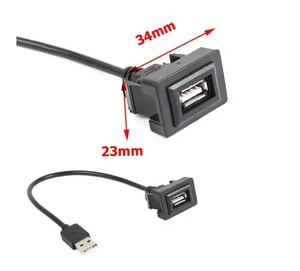 Panel <span class=keywords><strong>de</strong></span> Montaje para Coche <span class=keywords><strong>VIGO</strong></span>, Altavoz, Cable <span class=keywords><strong>de</strong></span> Extensión USB 2.0 Cuadrado, Cable <span class=keywords><strong>de</strong></span> Datos para Toyota <span class=keywords><strong>VIGO</strong></span> - Product Image 6