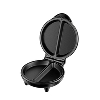 Offre Spéciale Elektrische Électrique Gaufre Faisant La Machine En Métal Omelette Omelette Avec double Plaque Antiadhésive Mini